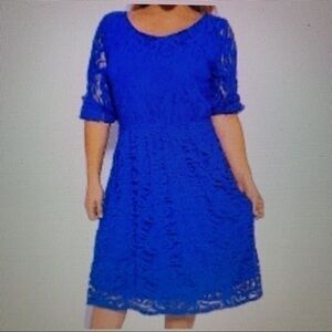 Blue Lace Dress
